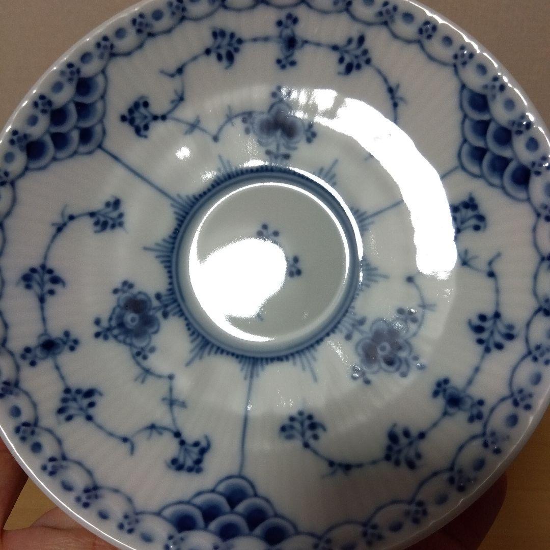  ハーフレース　カップ＆ソーサー ペア　2客