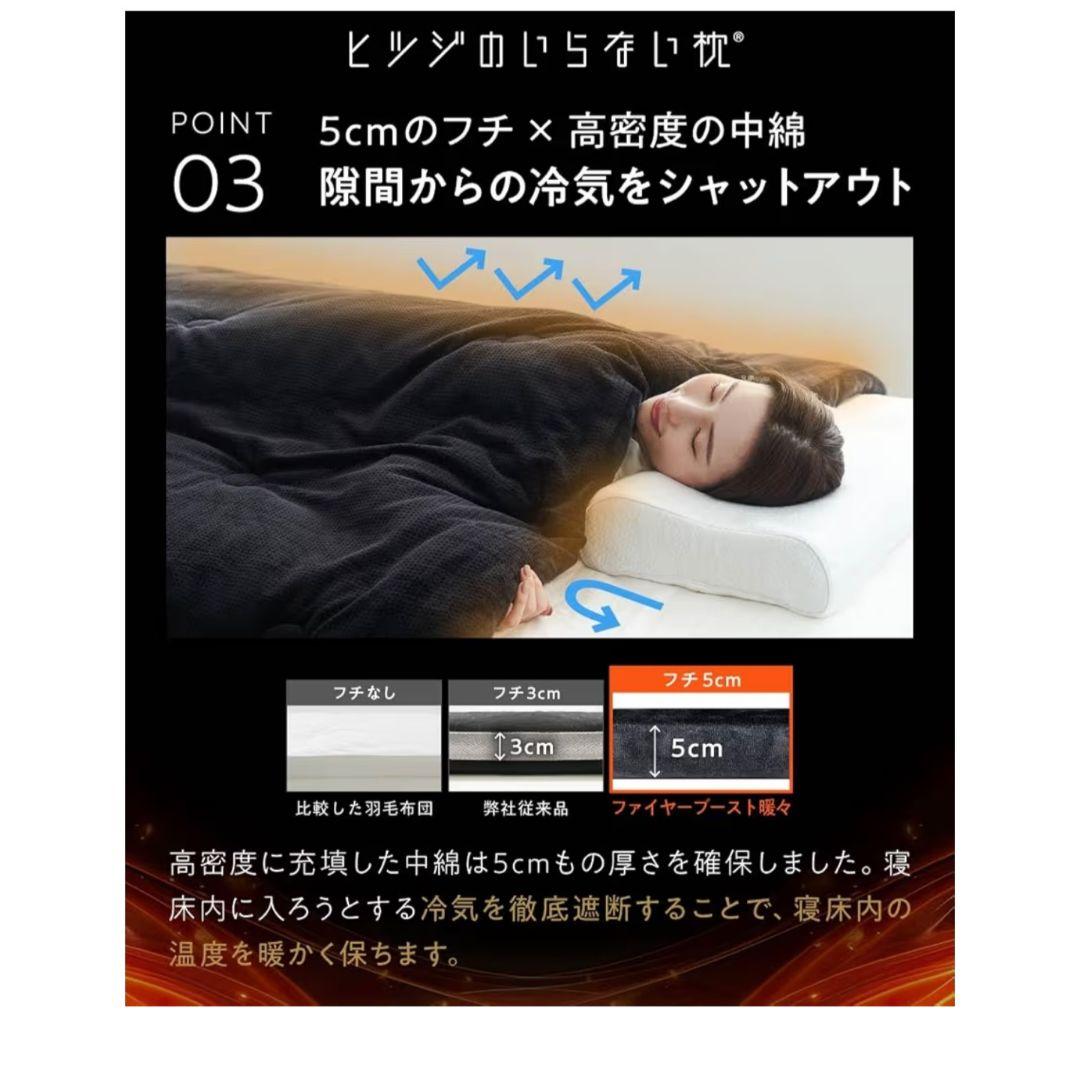 ヒツジのいらないかけ布団 ーファイヤーブースト 暖々ー セミダブル ブラック