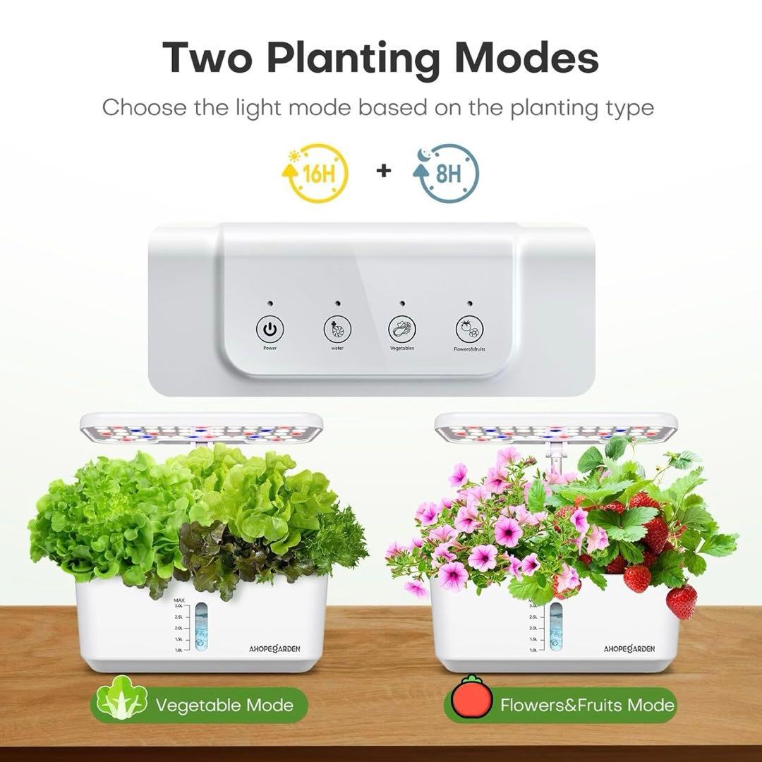 新品 水耕栽培キット AHOPEGARDEN 室内用 植物育成LEDライト