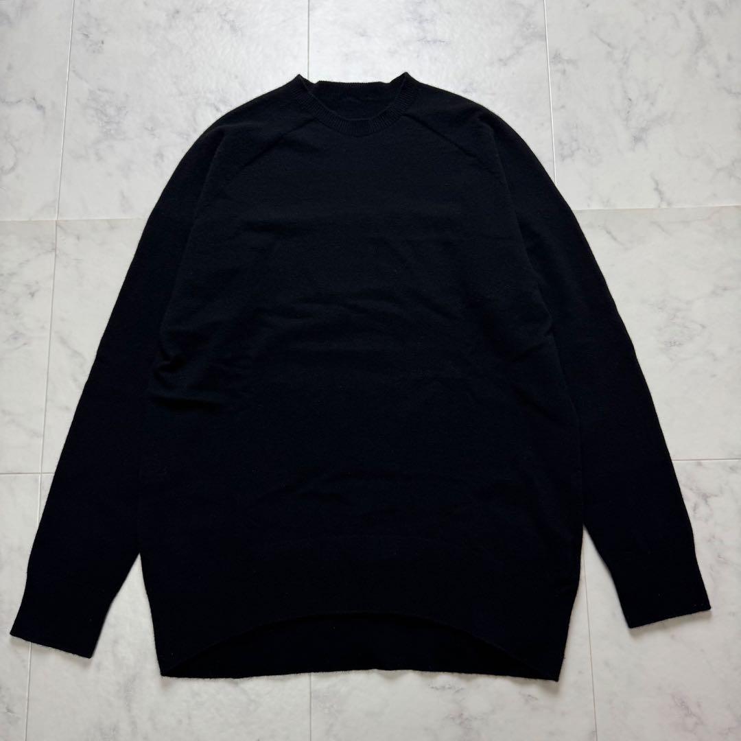 美品　Deuxieme Classe CAPRIクルーネックプルオーバー F黒