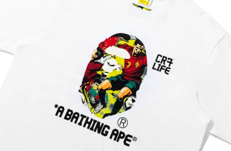 トップス BAPE X CR7 LIFE GRAPHIC RELAXED FIT TEE