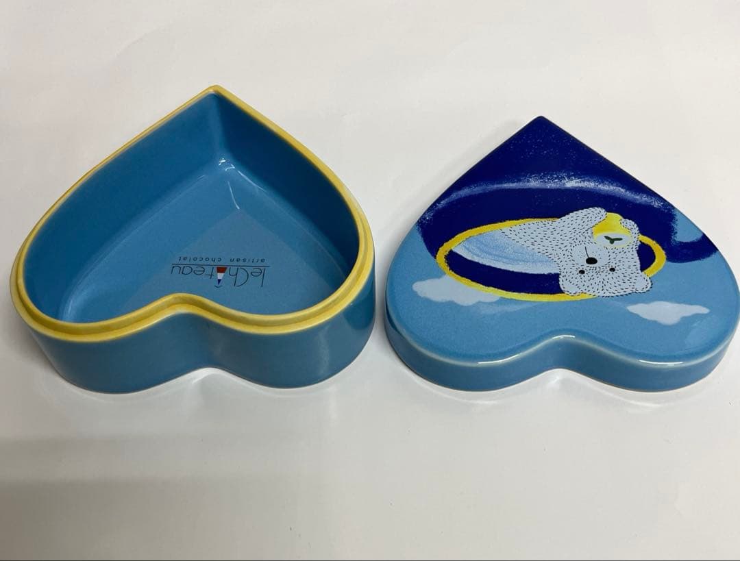 ルシャトー 青い空とクマの夢物語 バレンタイン 有田焼★容器のみのお取引きです