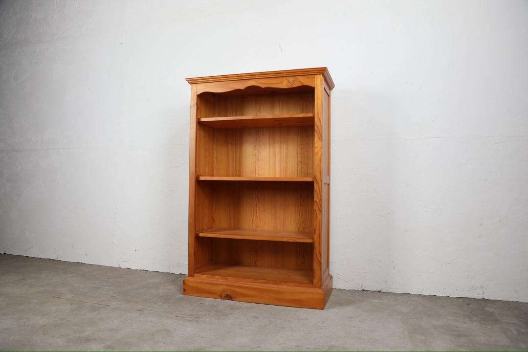 美品『カントリー家具』書棚 本棚 オープンシェルフ シェルフ 飾棚RWboo11