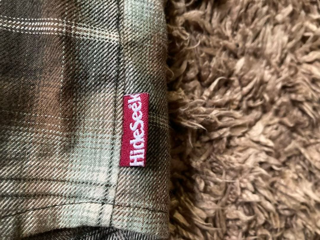 HIDEANDSEEK ハイドアンドシーク オンブレ チェックシャツキムタクXL