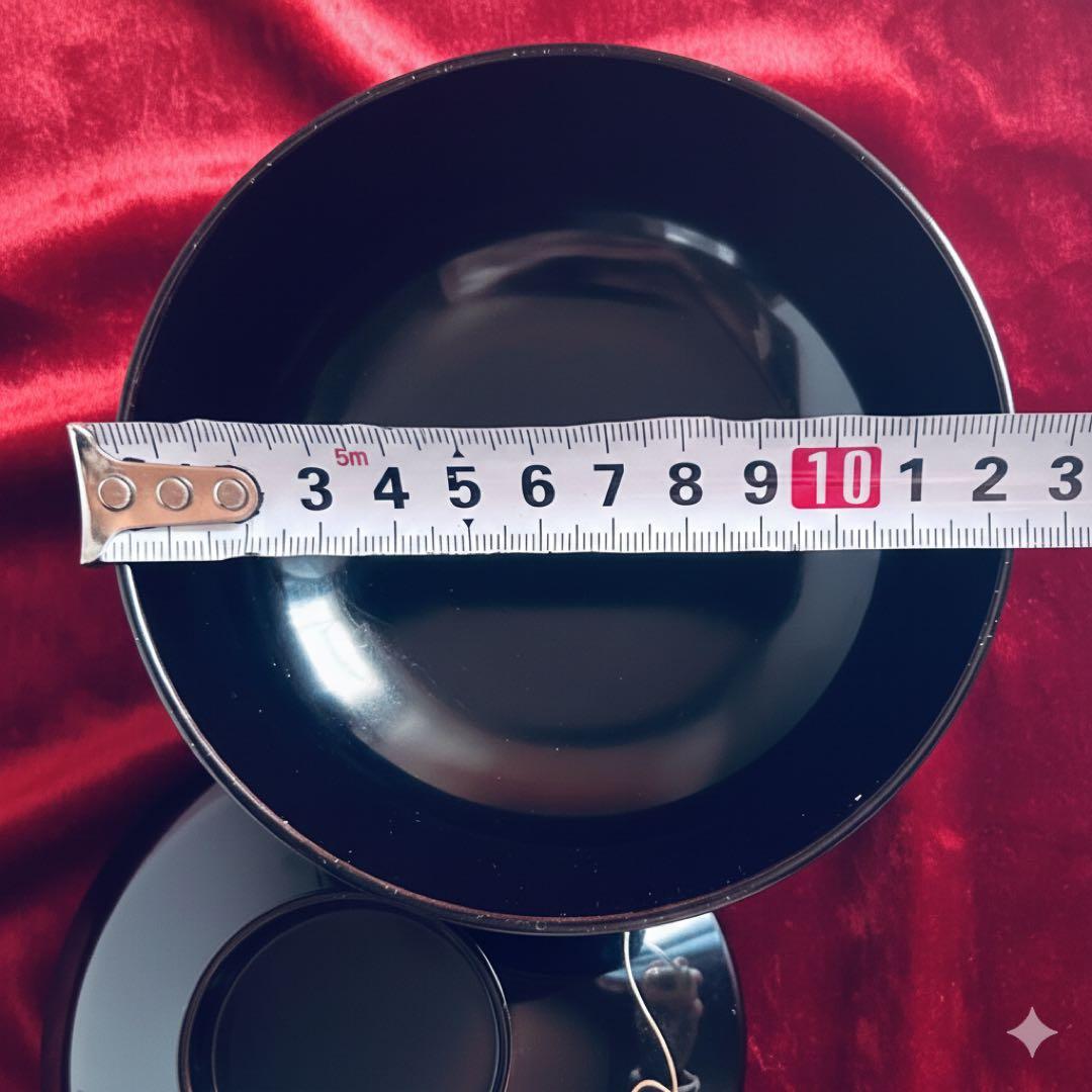 【時代物】金沢漆器 能作謹製 独楽蒔絵 千筋吸物椀×5客セット縁起物 民藝