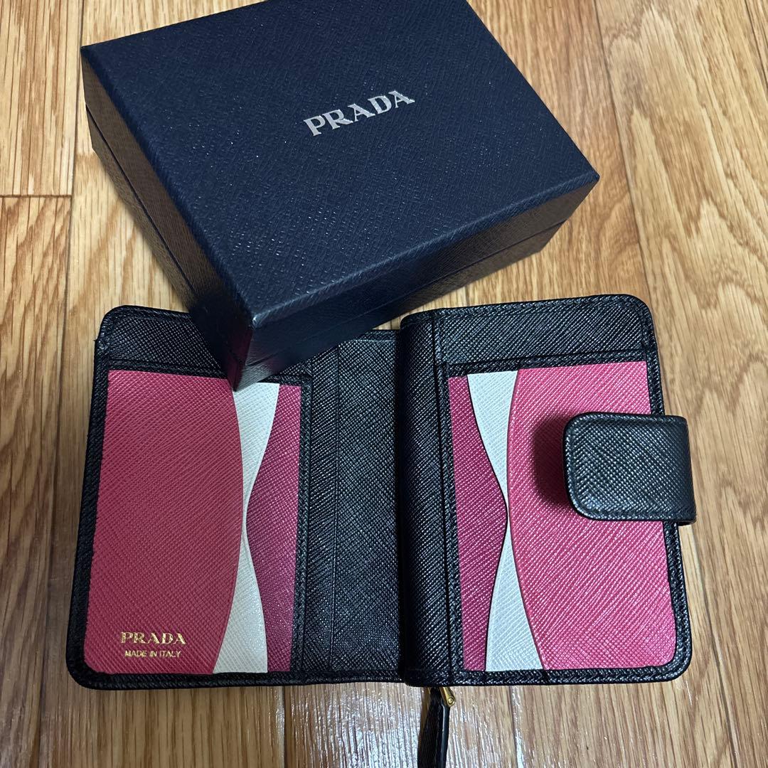 専用【極美品】prada サフィアーノマルチカラー財布