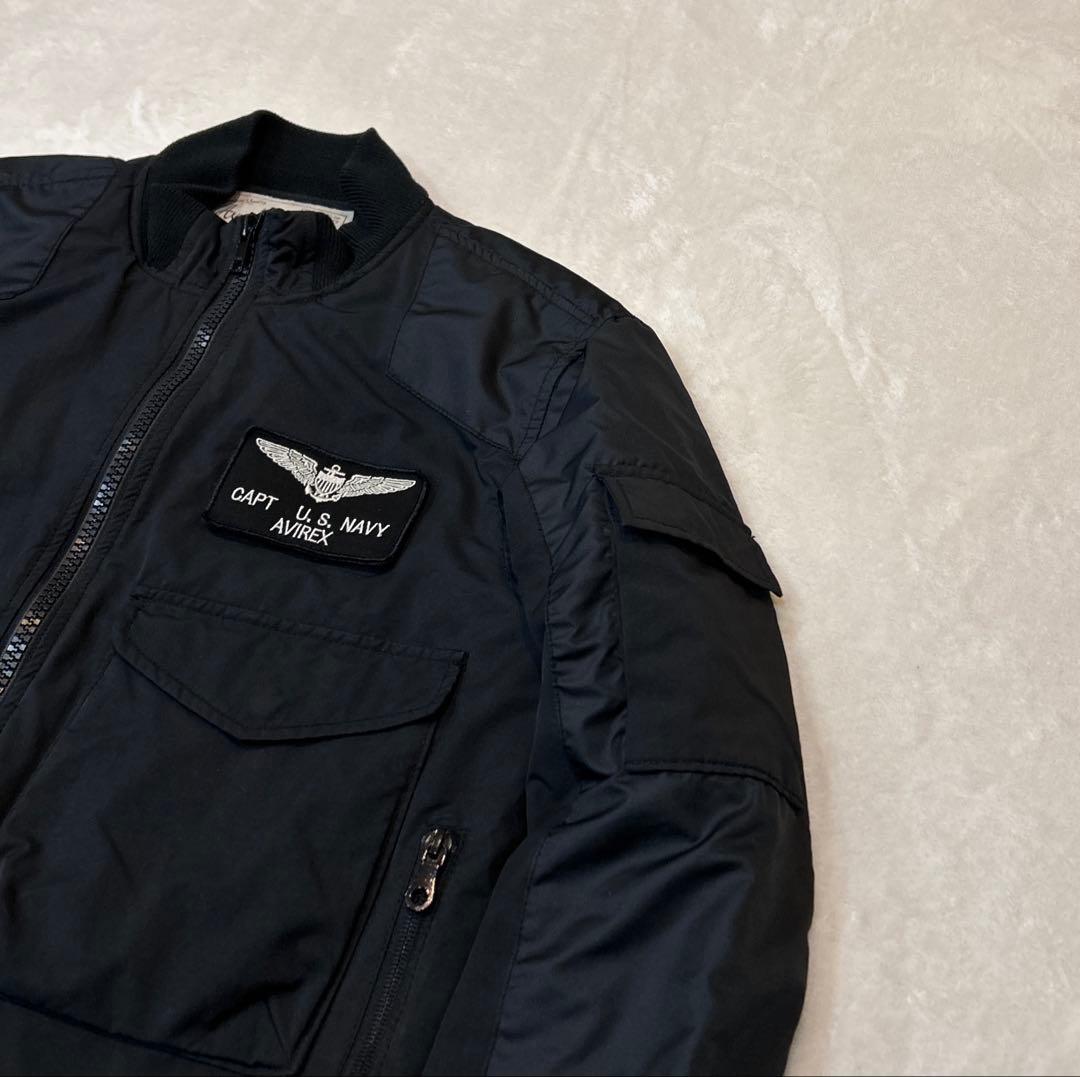 AVIREX MA1 フライトジャケットWEP COSTOM JACKET M
