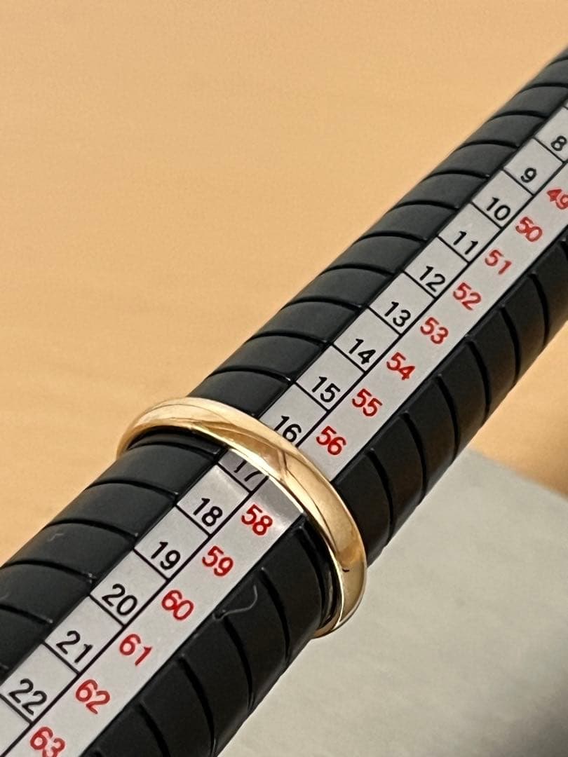 【美品】K18リング17号2.9g