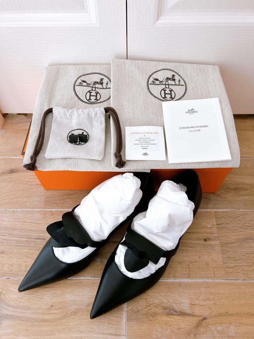 エルメス　エルメス　パンプス　キアラ４０　新品・未使用　37