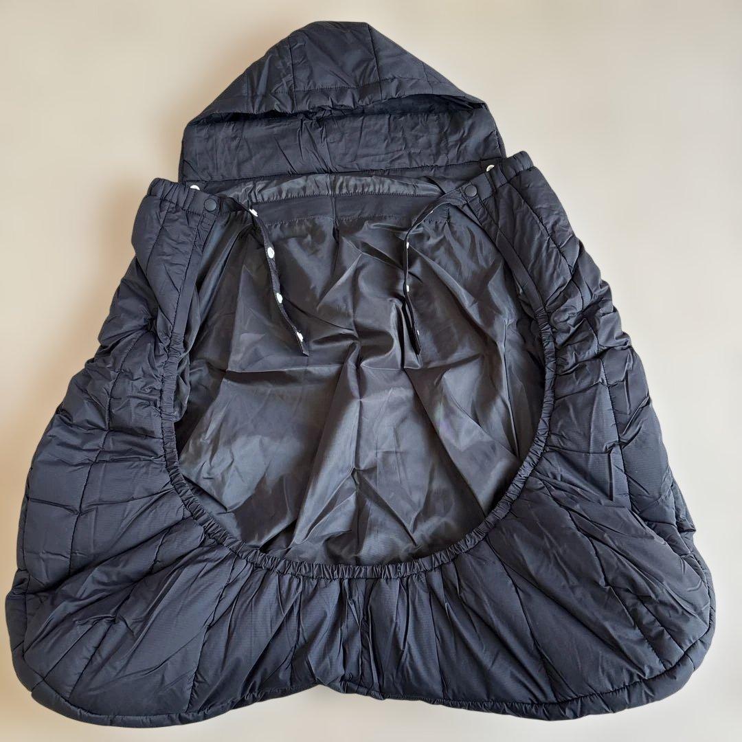 【美品】ノースフェイス　ベビー　シェルブランケット　ブラック
