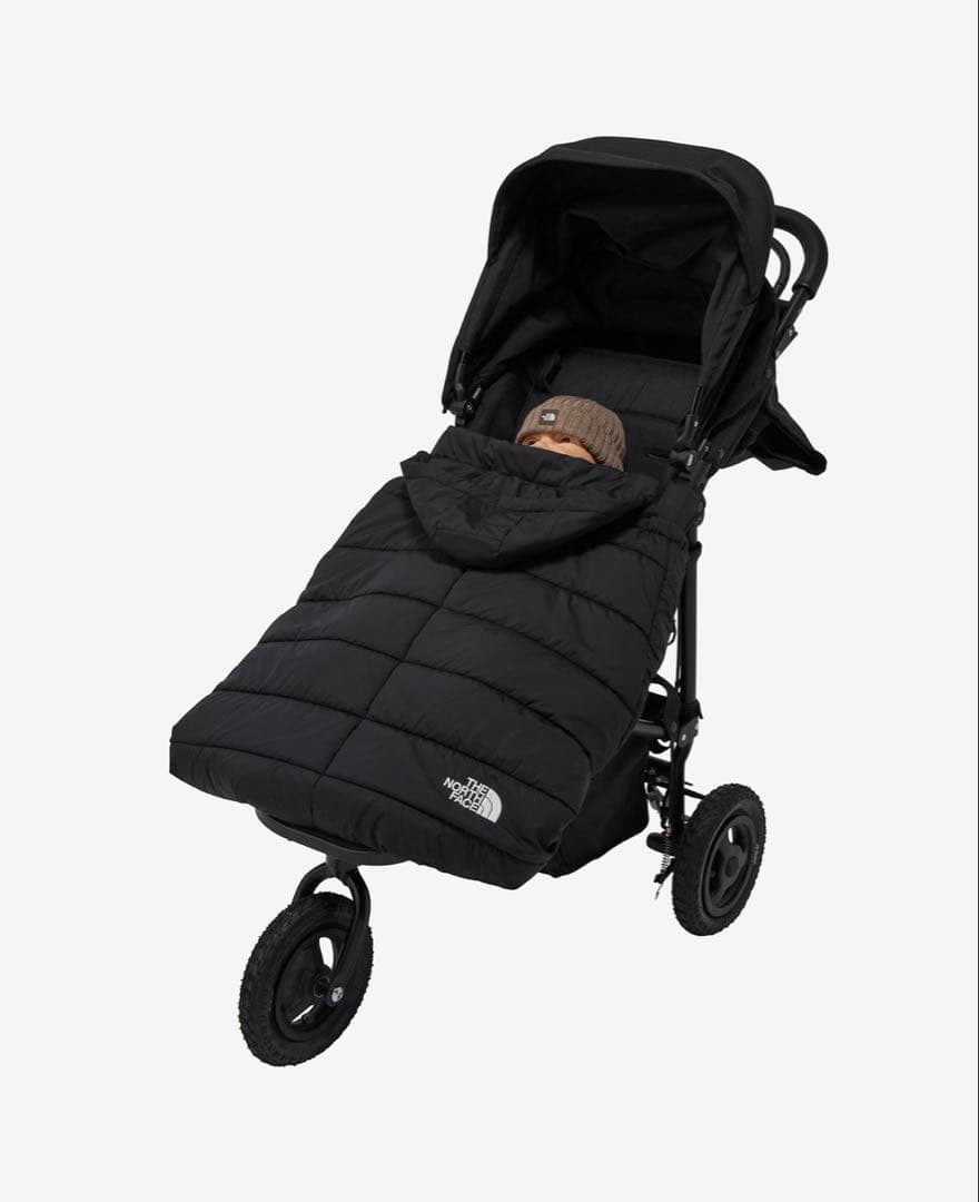 【美品】ノースフェイス　ベビー　シェルブランケット　ブラック