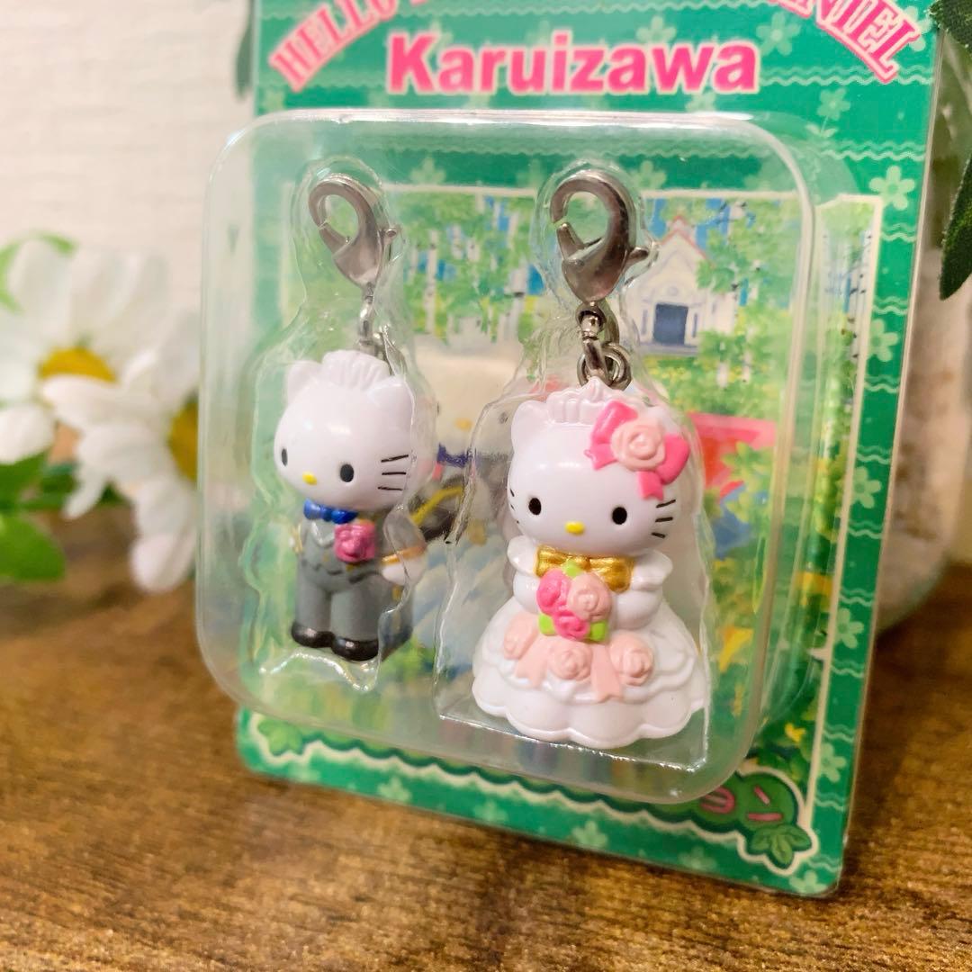 ご当地キティ　軽井沢限定　ハローキティ＆ディアダニエル ファスナーマスコット