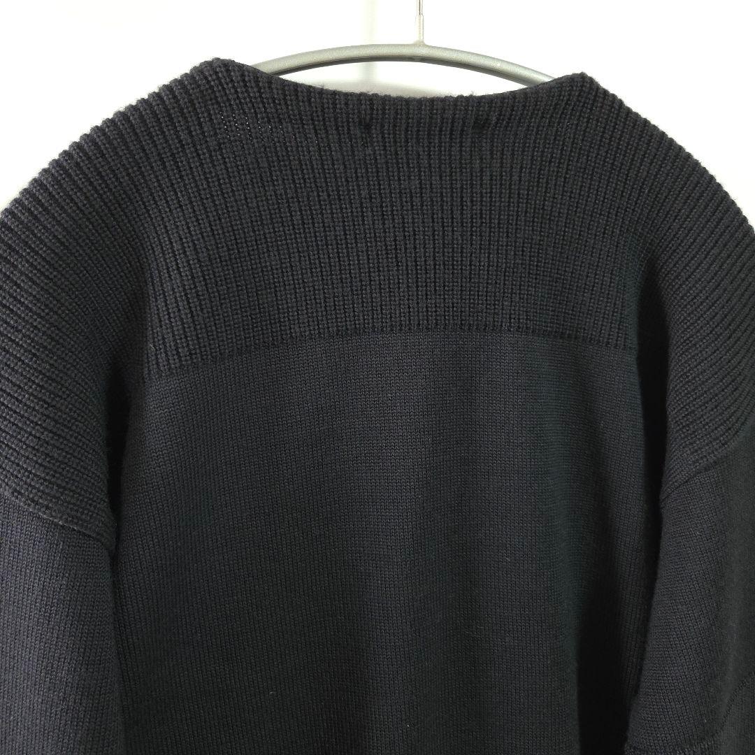 94aw ISSEY MIYAKE MEN ウールカーディガン ブラック