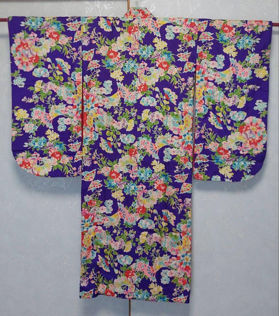 NK36アンティーク子供着物めちゃくちゃ綺麗美品着丈116センチ裄丈54センチ
