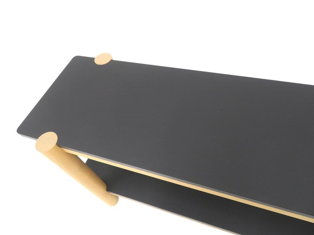 展示品　シボネ　リノリウム　オーク材　サイドボード　シェルフ　飾り棚　テレビ台