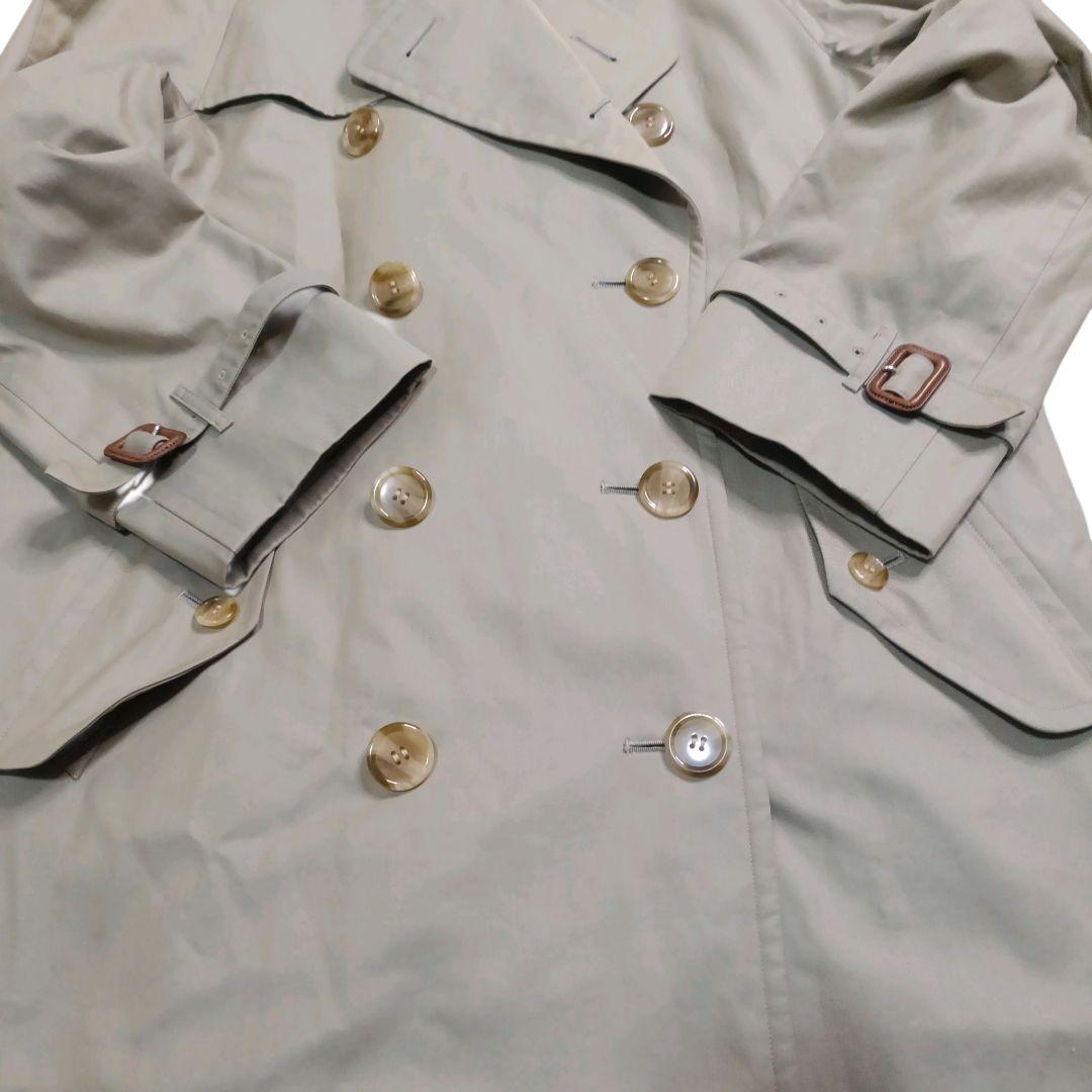 ✨BURBERRY 英国製 ノバチェック ダブル ベルト付 トレンチコート M