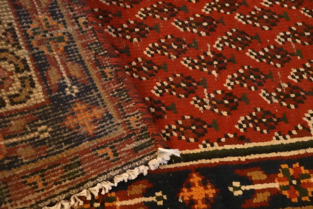 ✦vintage rugs✦　116cm58cm　インド産　ハンドメイドラグ