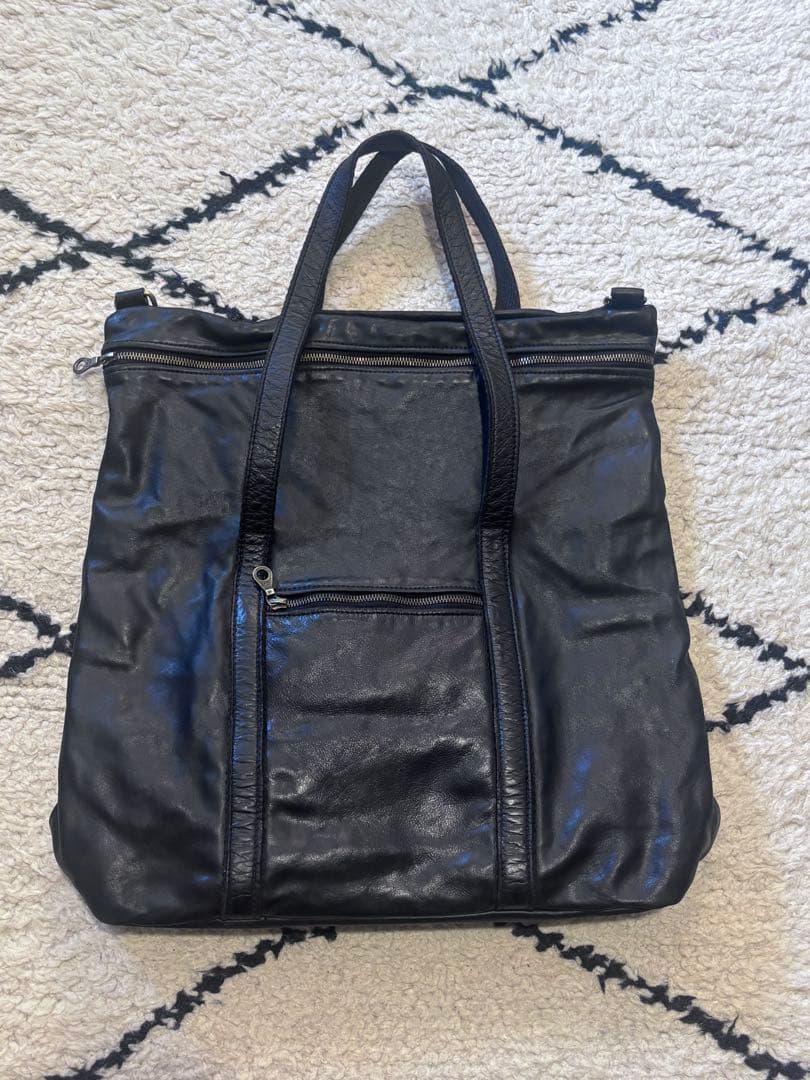 Jas MB ジャスエムビー　レザー　トートバッグ　ショルダーバッグ