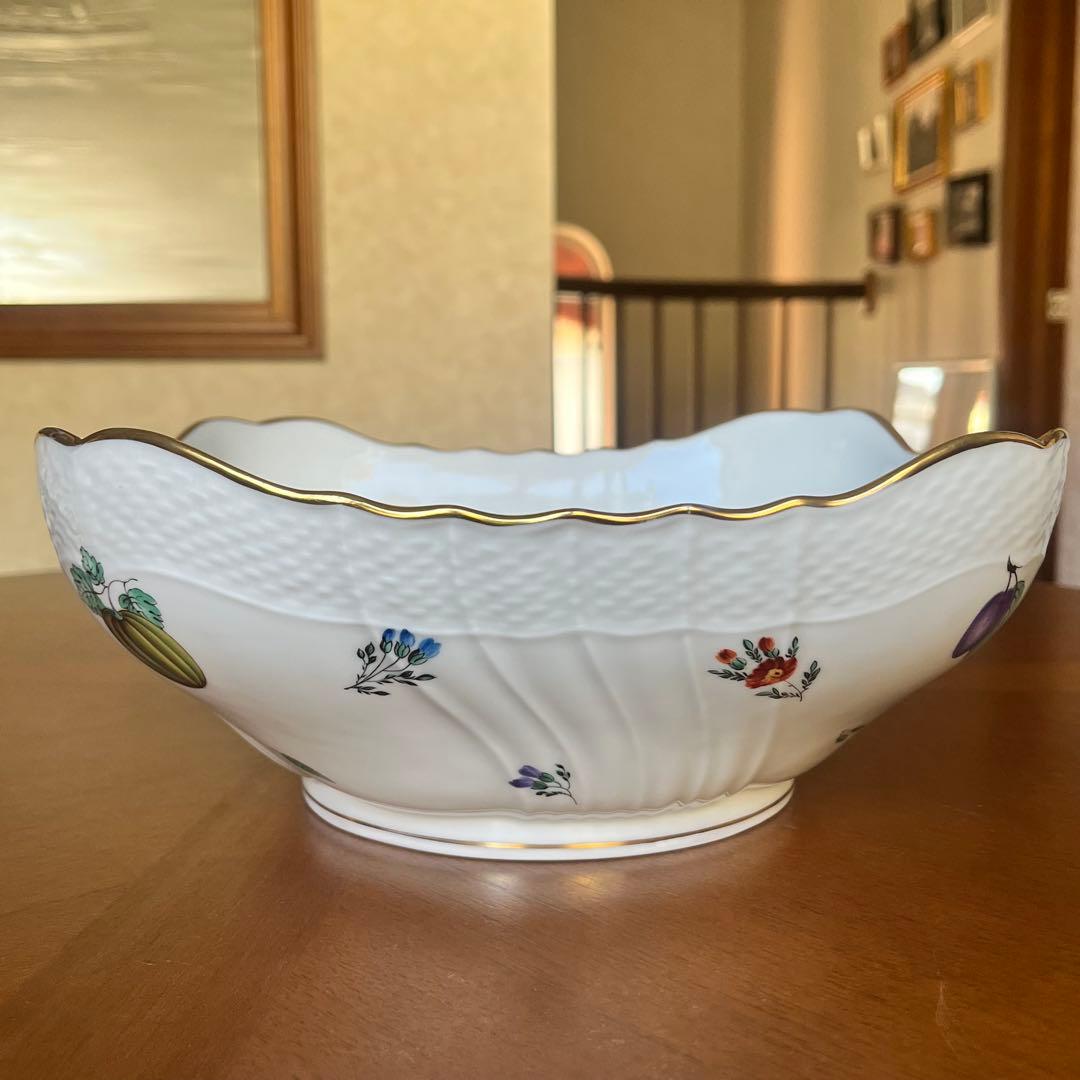 【希少品】リチャードジノリ★ベッキオペルージャ★豪華なスクエアボウル