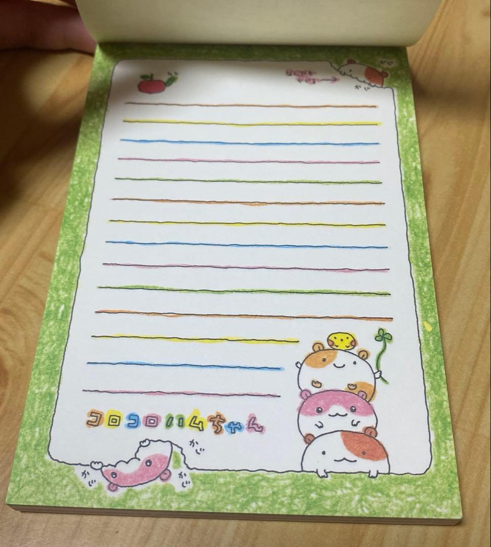 レア 平成レトロ コロコロハムちゃん メモ帳 （ シール付き）