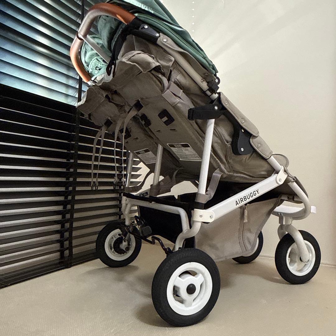 AIRBUGGY ココダブル　グレー　グリーン