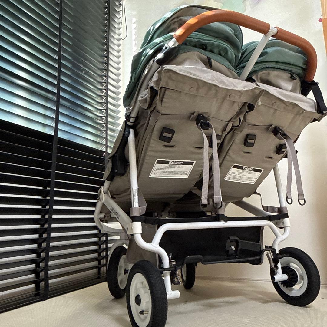 AIRBUGGY ココダブル　グレー　グリーン