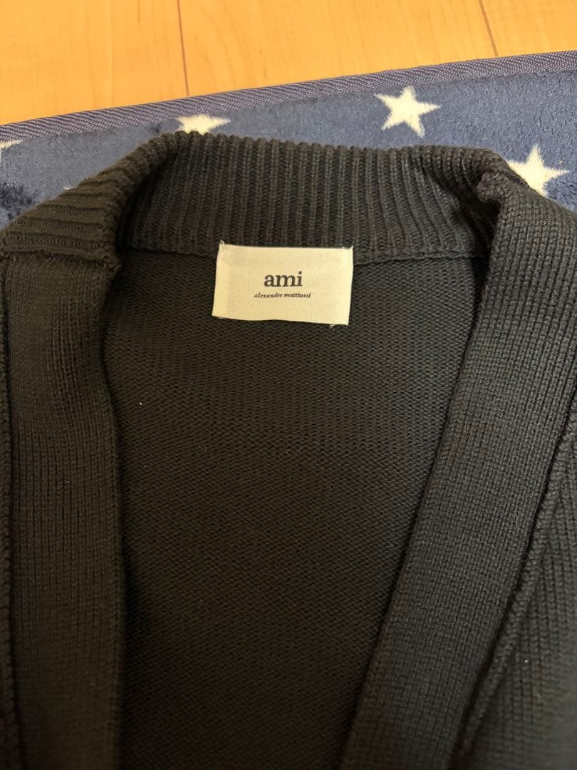 AMIPARISブラック カーディガン
