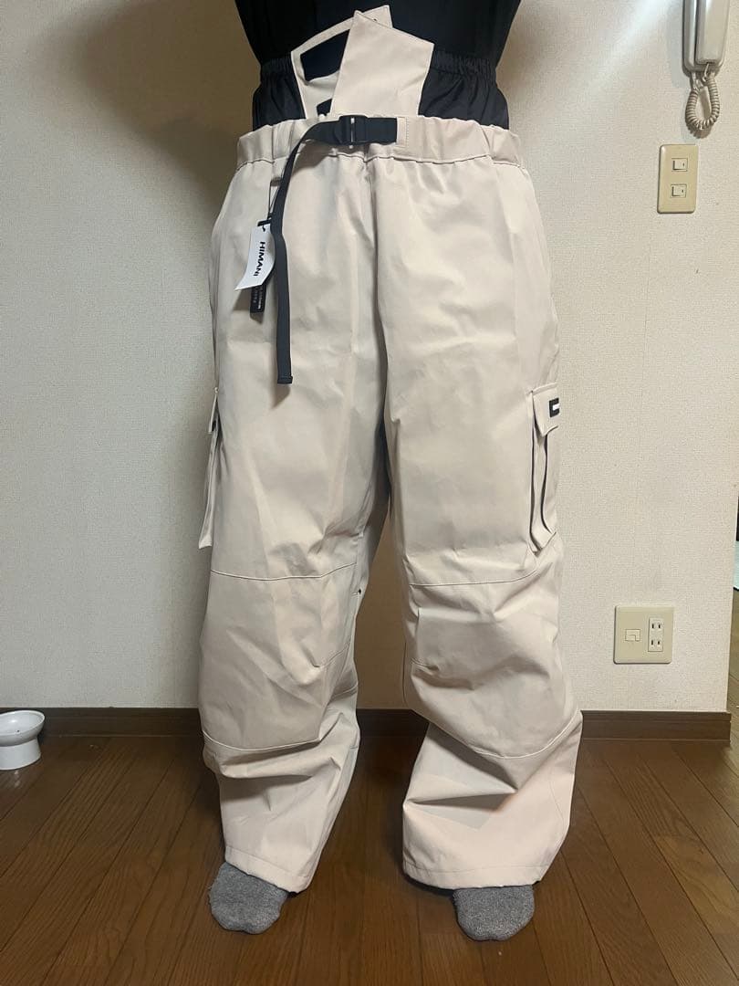 HIMANI スノーボード用カーゴパンツ ベージュ