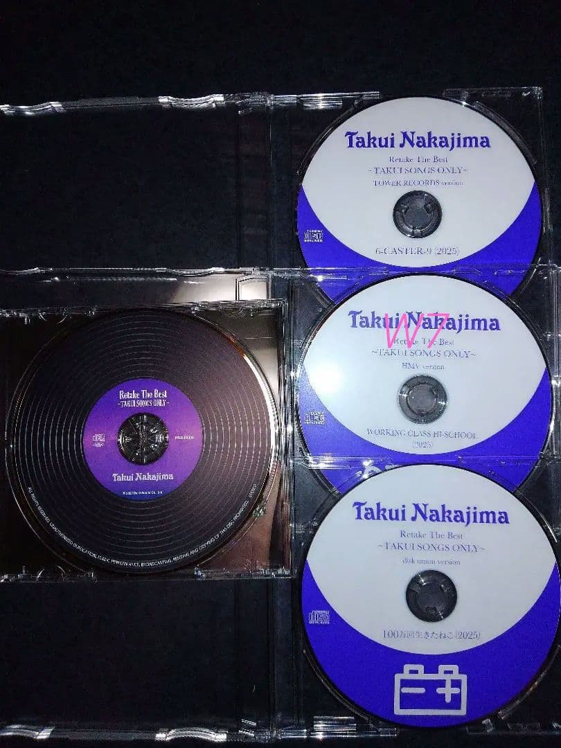 特典CD,3枚 + Retake The Best　中島卓偉　TAKUI