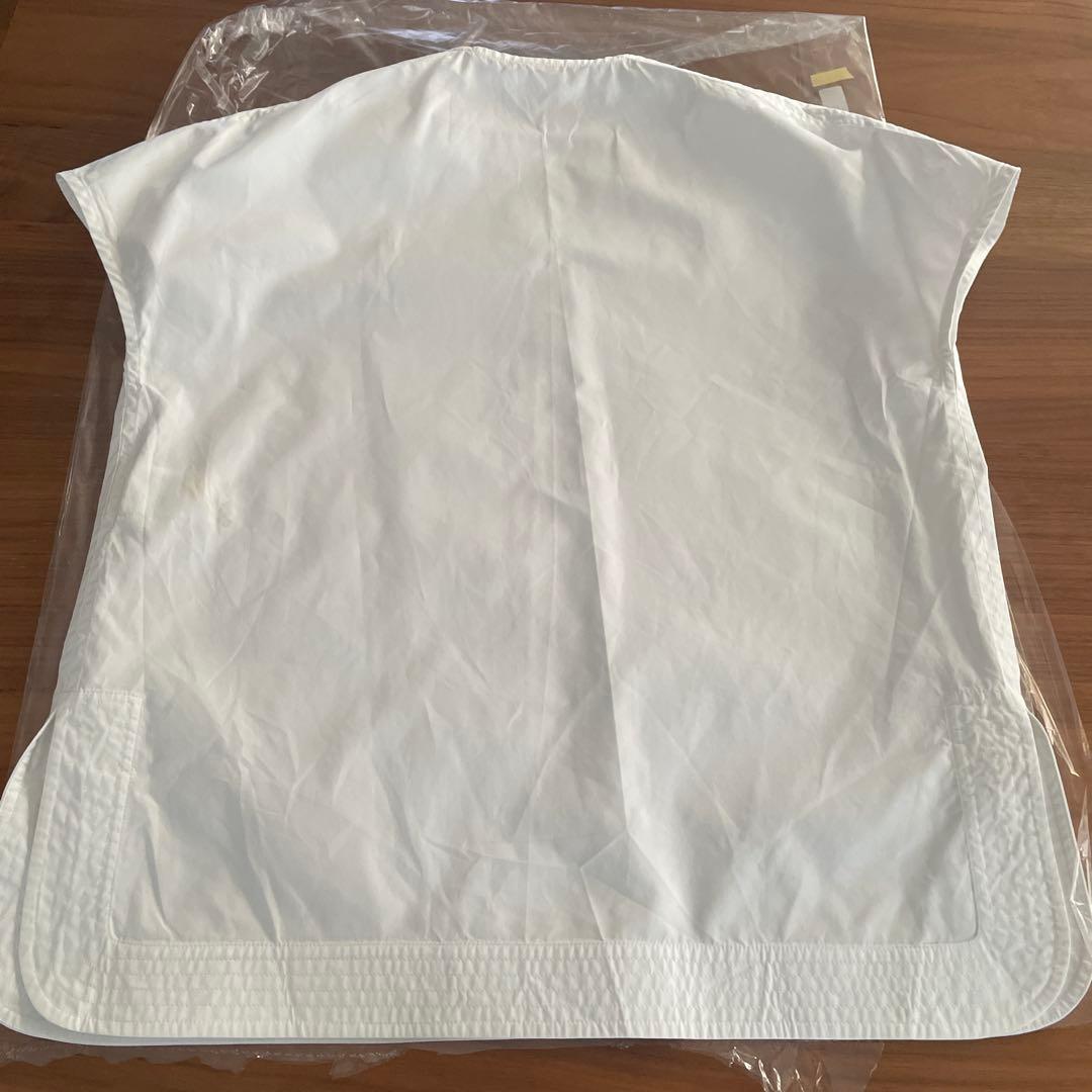HERMES コットン白ブラウス