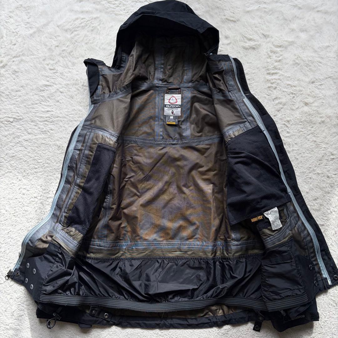 【美品】BURTON スノボ・スキーウェア セットアップ ゴアテックス AK 黒