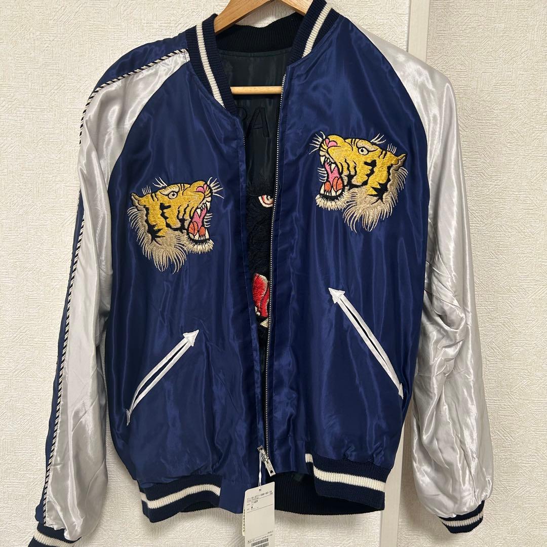【未使用】テーラー東洋　別注 BEAMS スカジャン リバーシブル M ビームス