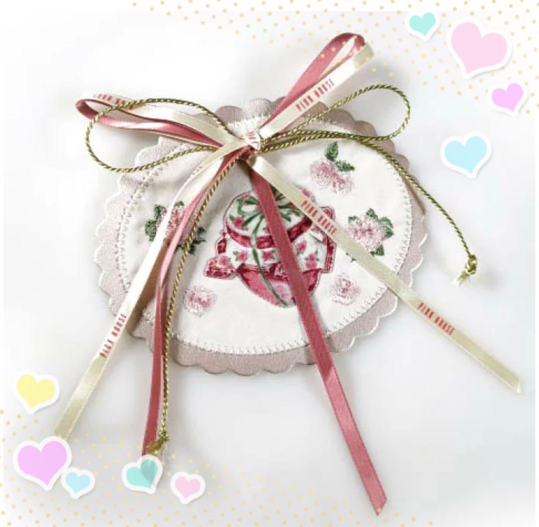 ピンクハウス　ローズジャム瓶　スカートとワッペン