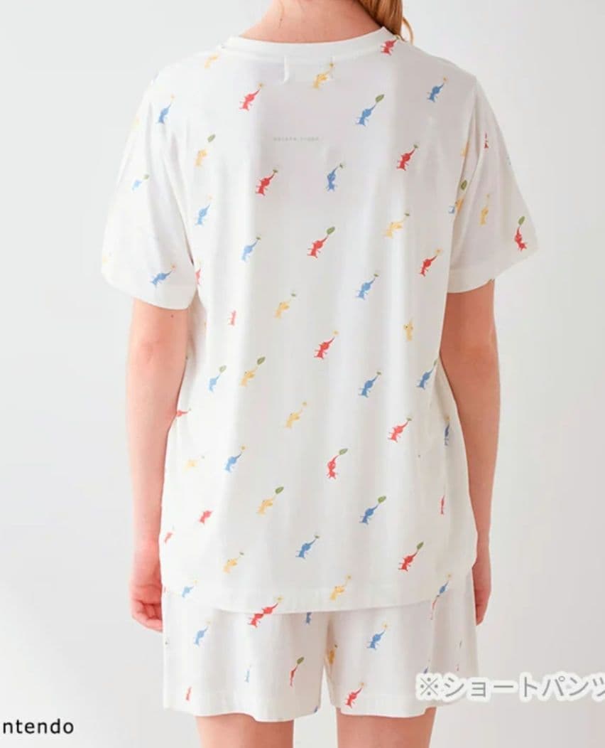 新品未使用　ジェラートピケ　ピクミン　コラボ　Tシャツ　短パン　2点