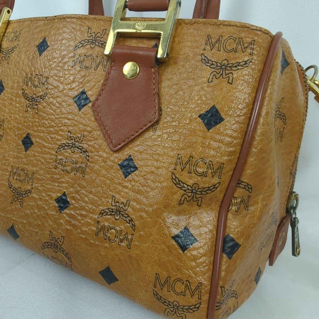 MCM エムシーエム ショルダー ミニボストンバッグ ヴィセトス