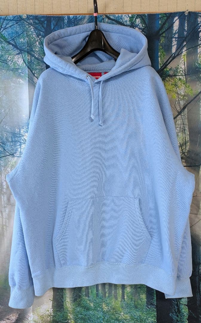 Supreme Satin Appliqué Hooded Sweatshirt