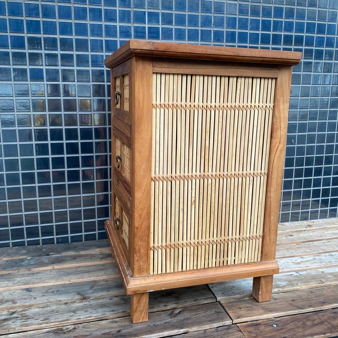 ヴィンテージ バンブーチェスト 収納家具 インテリア 店舗什器
