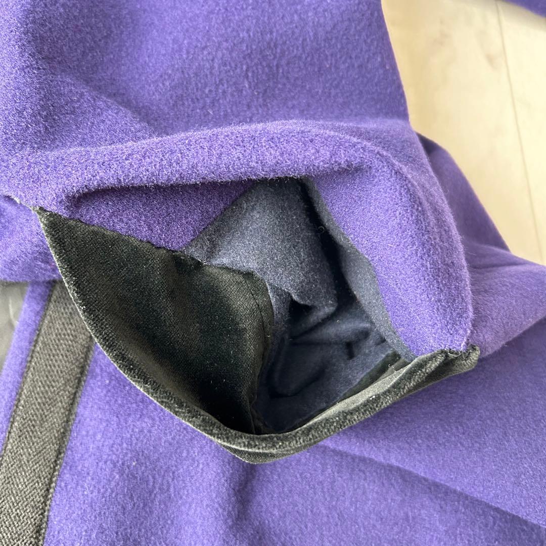 YVES SAINT LAURENT ベロア切替 ロングコート vintage