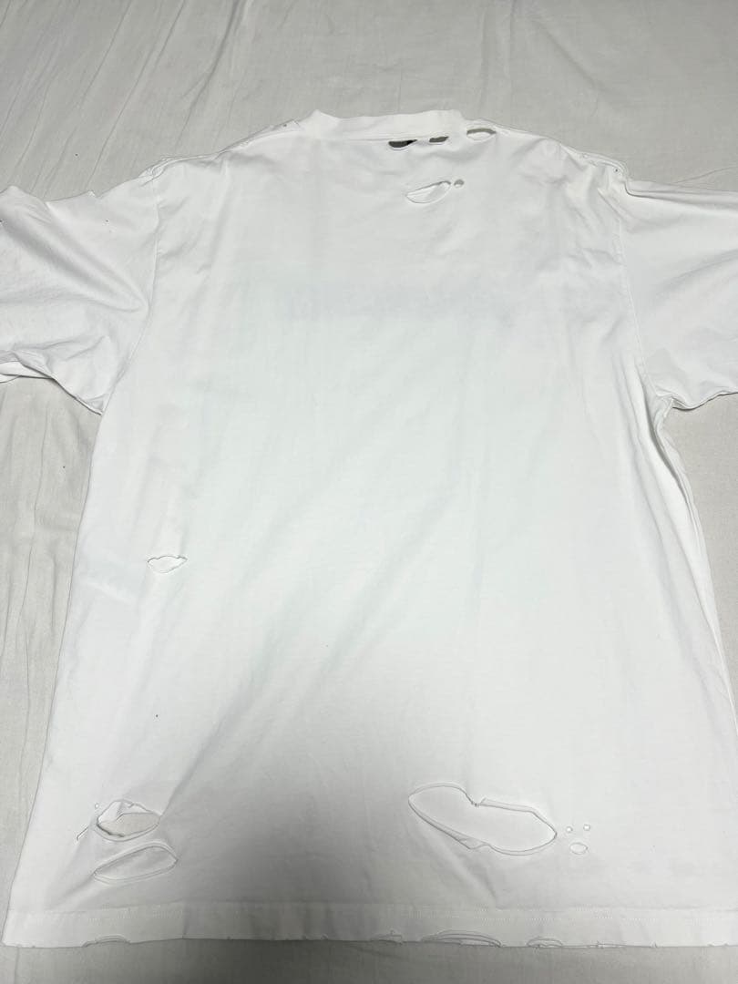 BALENCIAGA バレンシアガ 21SS デストロイオーバーサイズTシャツ