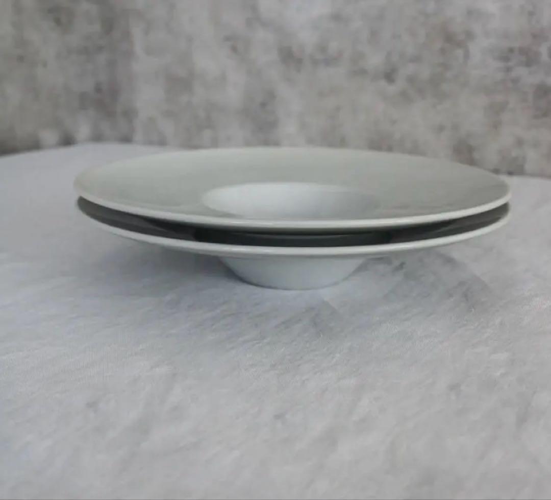 白い器/サラダスープ/パスタ皿26cm 4枚セット