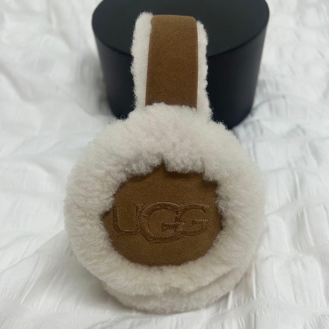 【本物・箱付き】UGG シープスキン イヤーマフ ベージュ