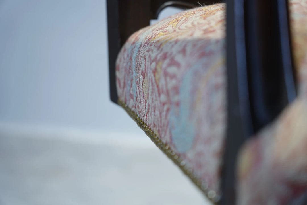 ドクターチェア　大正時代　アンティーク　Japanese antique 張替済