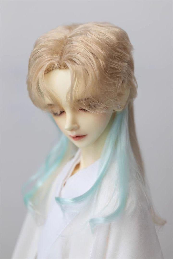 AX36 BJD 1/6 人形 ドール　用ウィッグ カツラ 耐熱 ハンドメイド