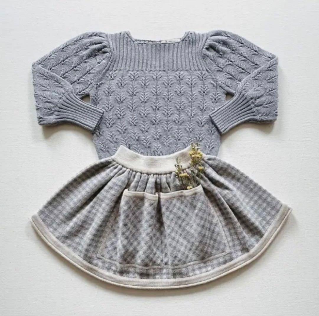 スカート SOOR PLOOM Erma Skirt Powder 6Y
