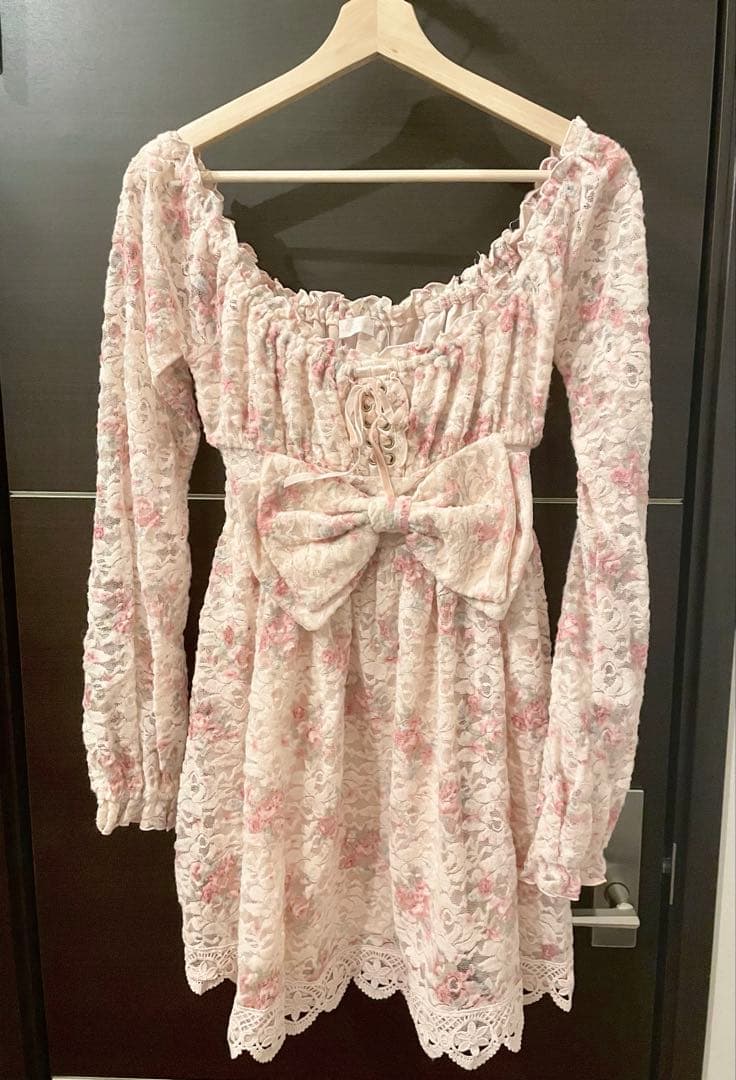 リズリサ LIZLISA 花柄レースワンピース 姫ギャル