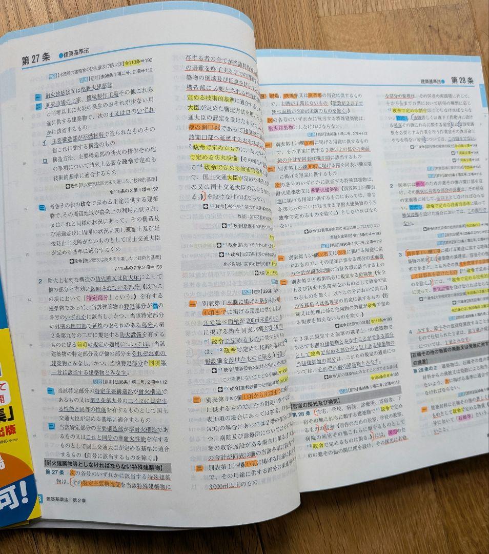 【限定セール】2026年度版 建築基準関係法令集　一級建築士　TAC線引き済
