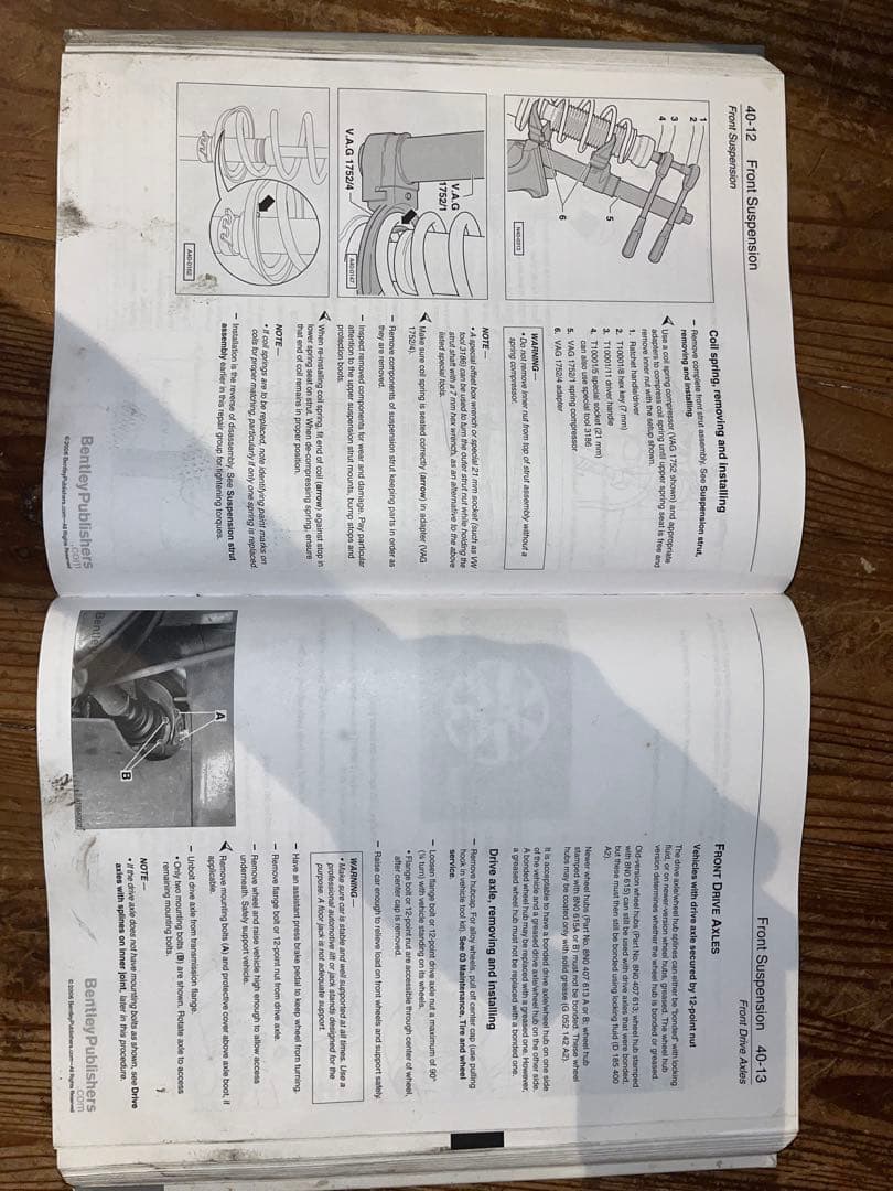 AUDI TT Service Manual アウディ　サービスマニュアル