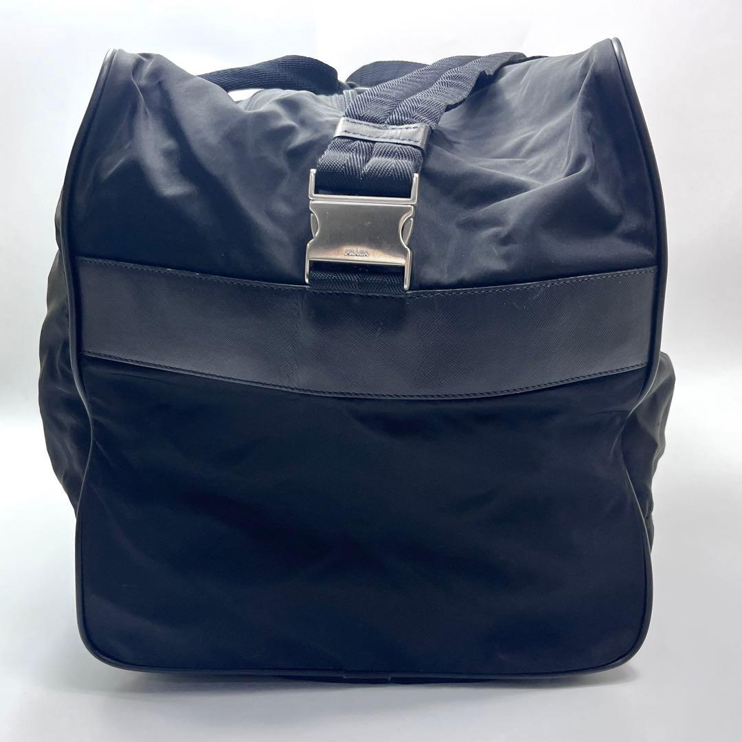 PRADA プラダ 三角ロゴ 2way ボストンバッグ ナイロン ブラック