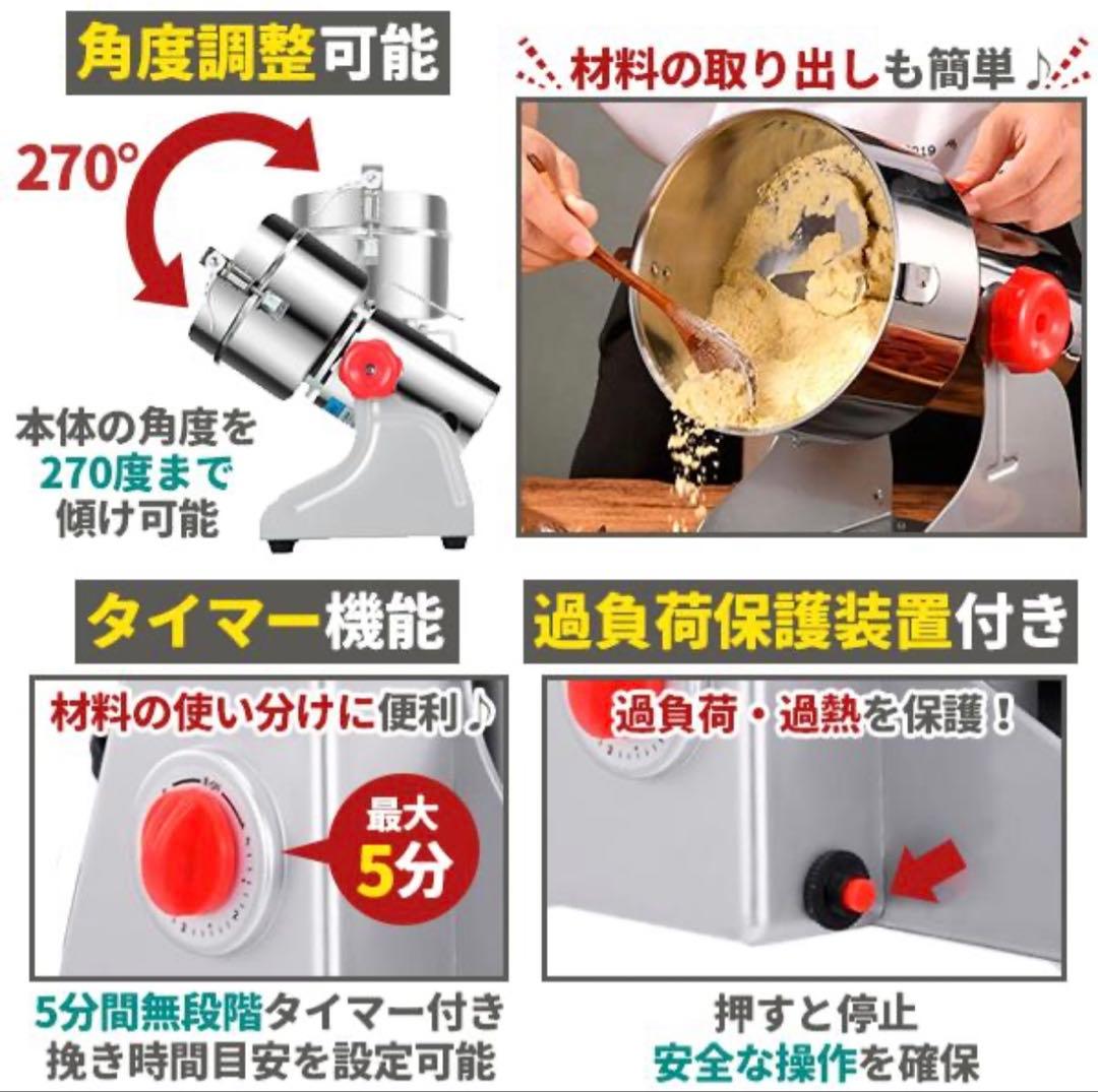 【未使用・外箱あり】ハイスピードミル 粉砕機