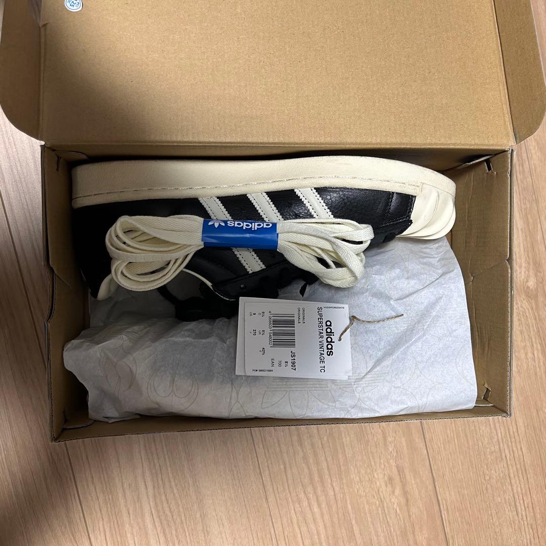 adidas × Thug Club SUPERSTAR ブラック 27cm